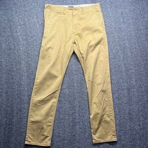 Levi Strauss Pants Mens 32x32 Fits 34x31 Tan Chino Khaki Stretch Twill Trousers